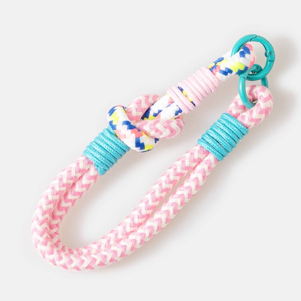 Mixed Pattern Bungee Cord Bag Charm - Proper
