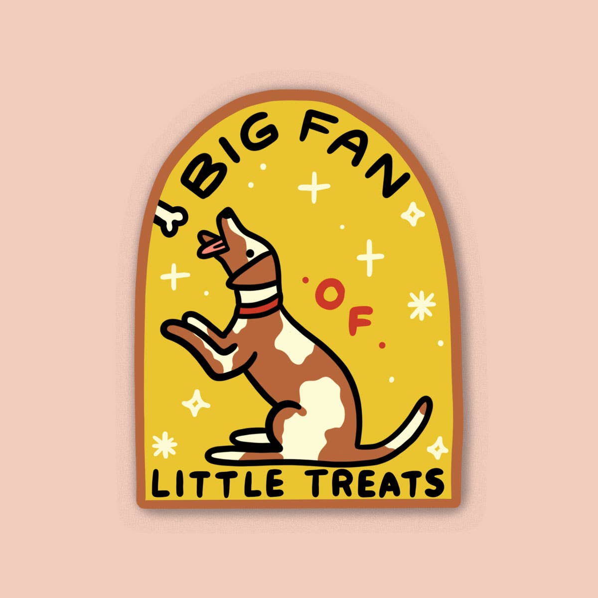 Big Fan of Little Treats Sticker | Waterproof Vinyl Sticker - Proper