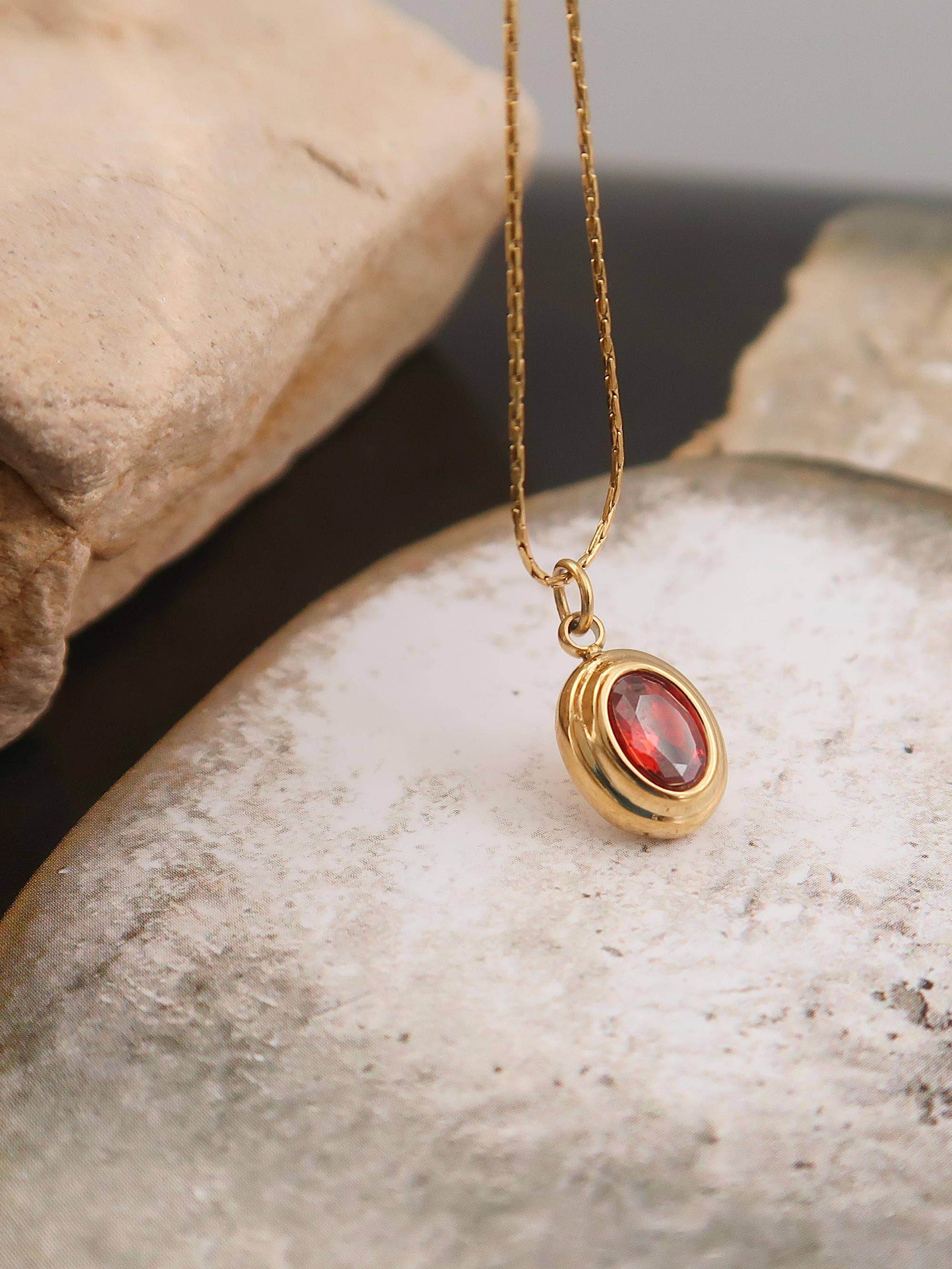 Cornelia Gemstone Necklace