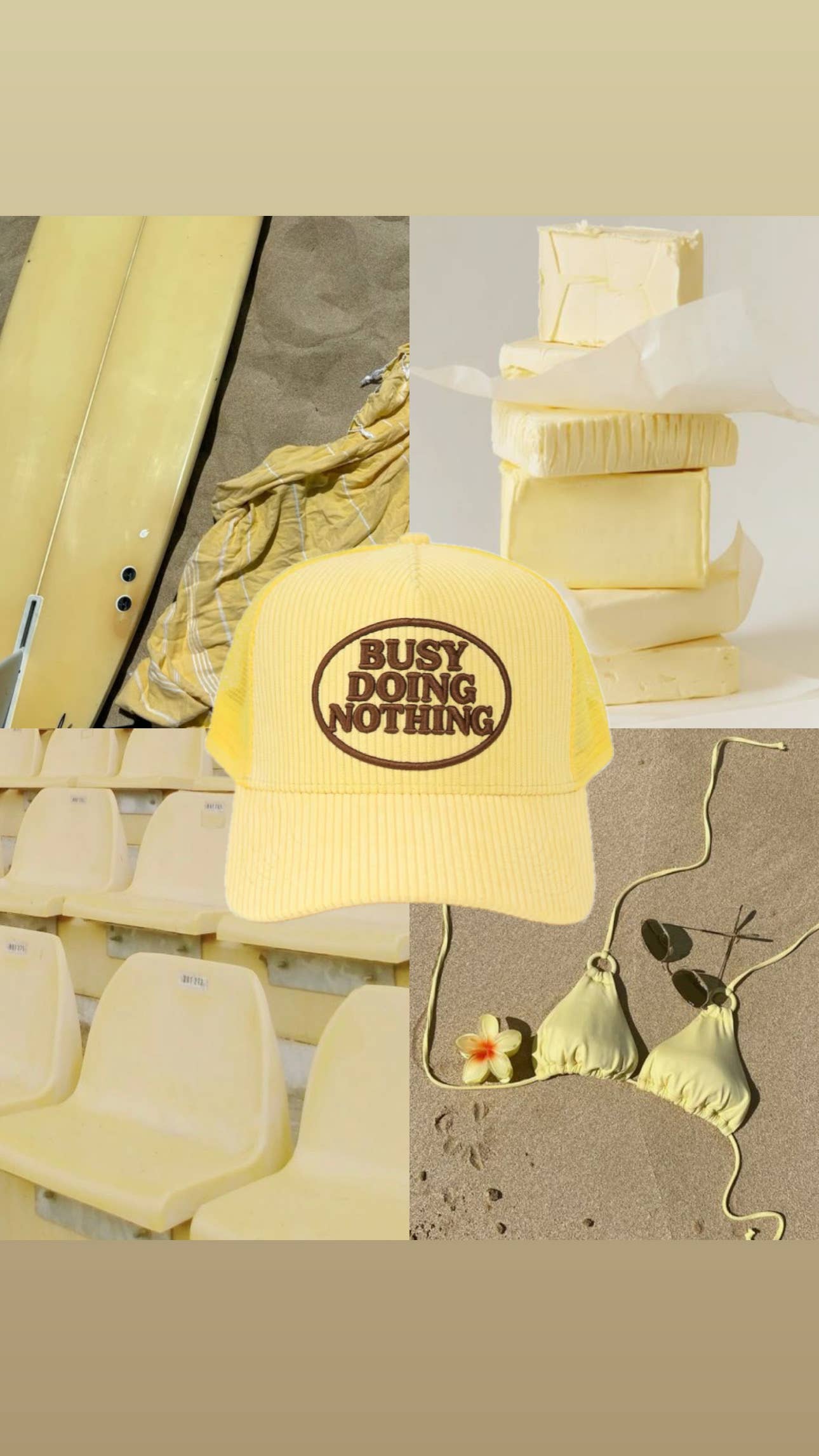Busy Doing Nothing Corduroy Trucker Hat  - Proper
