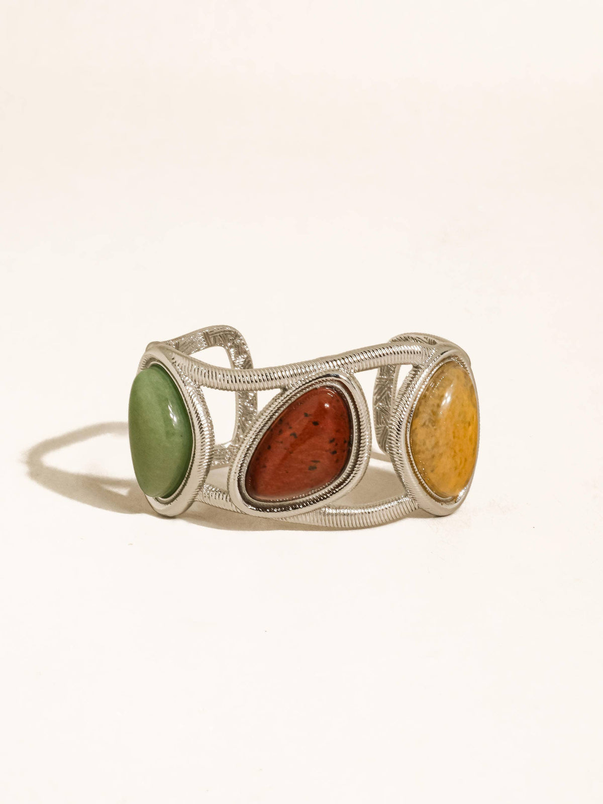 Auburn Stone Cuff Bracelet