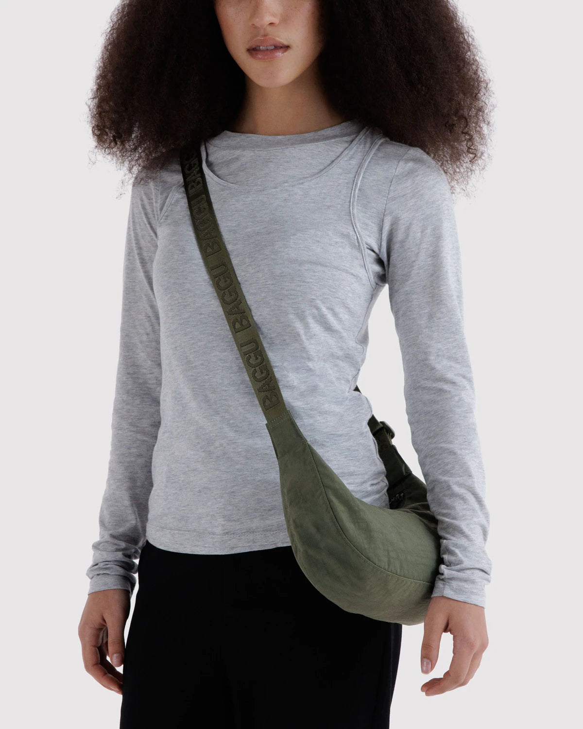 Baggu Small Nylon Crescent Bag -  Caper