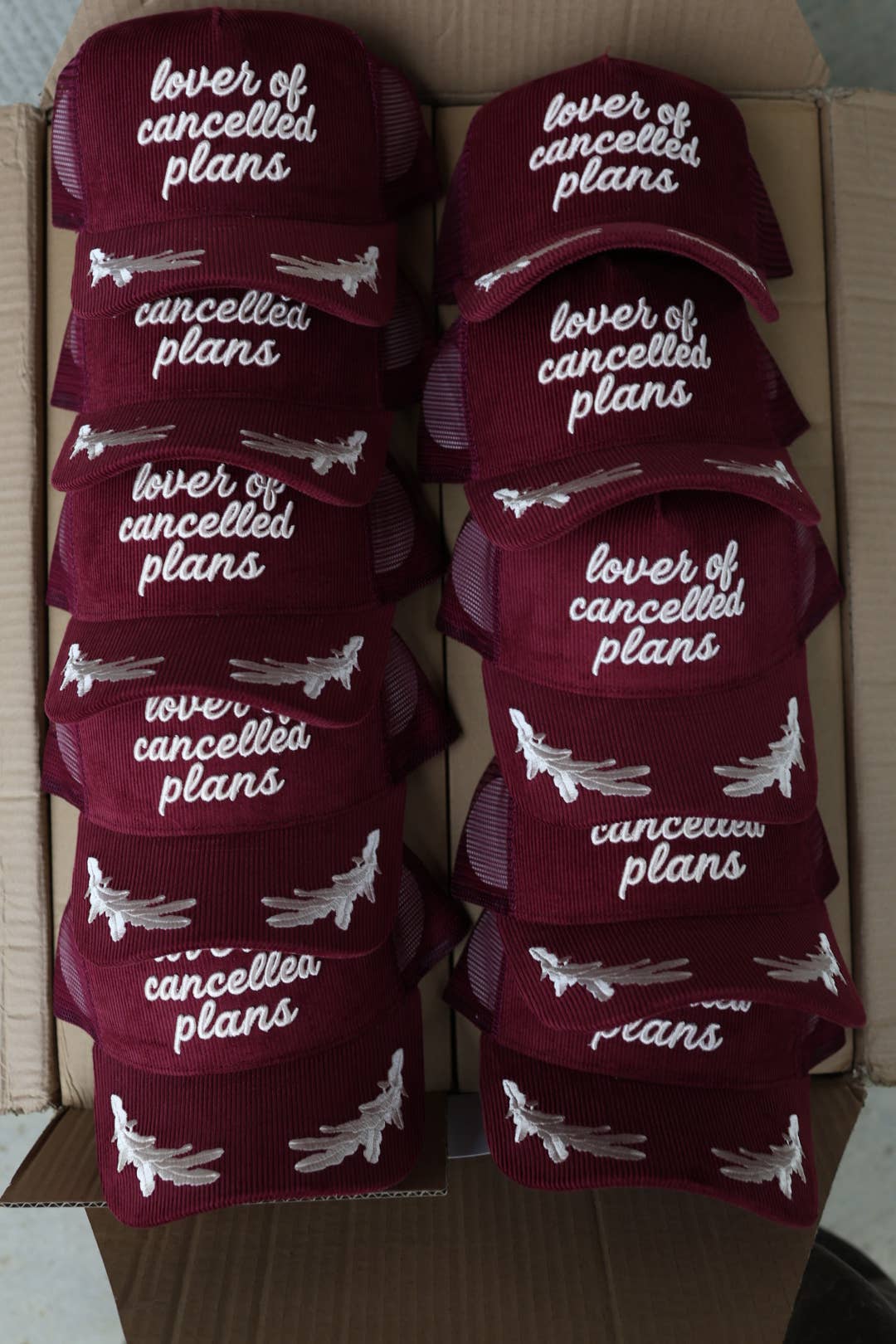 Lover Of Cancelled Plans Corduroy Hat   - Proper