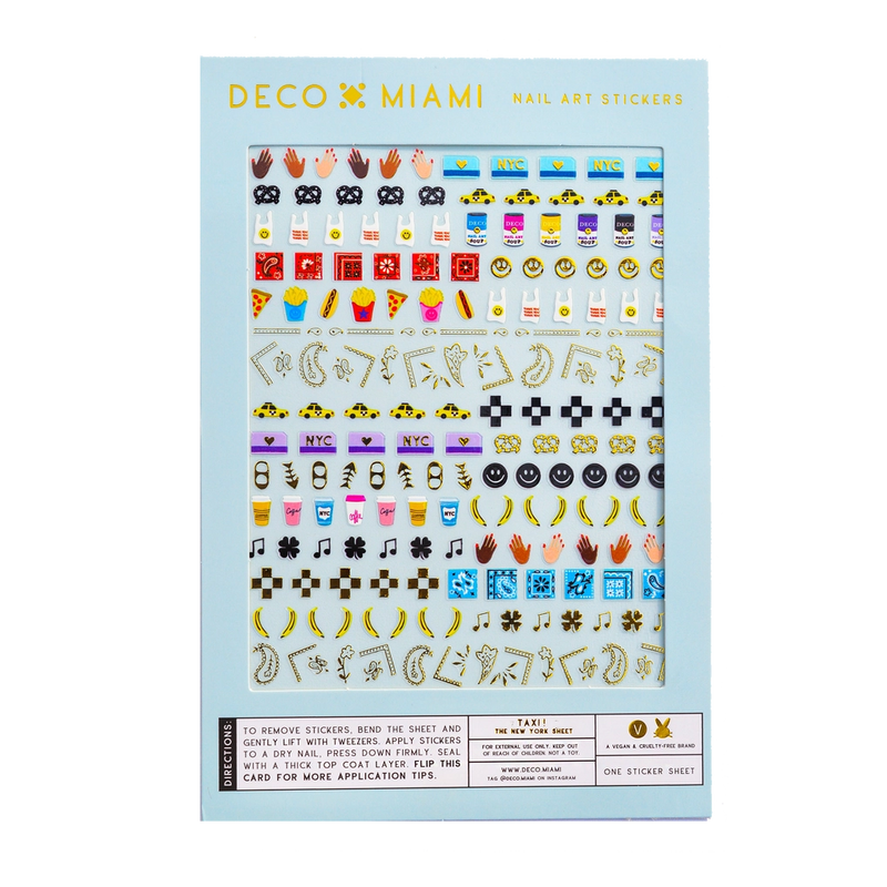 Nail Art Stickers - TAXI (NYC) - Proper