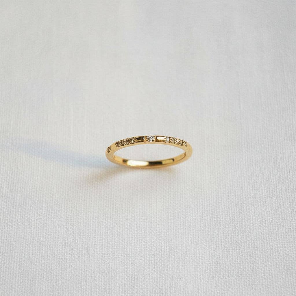 Simple Sparkle Ring