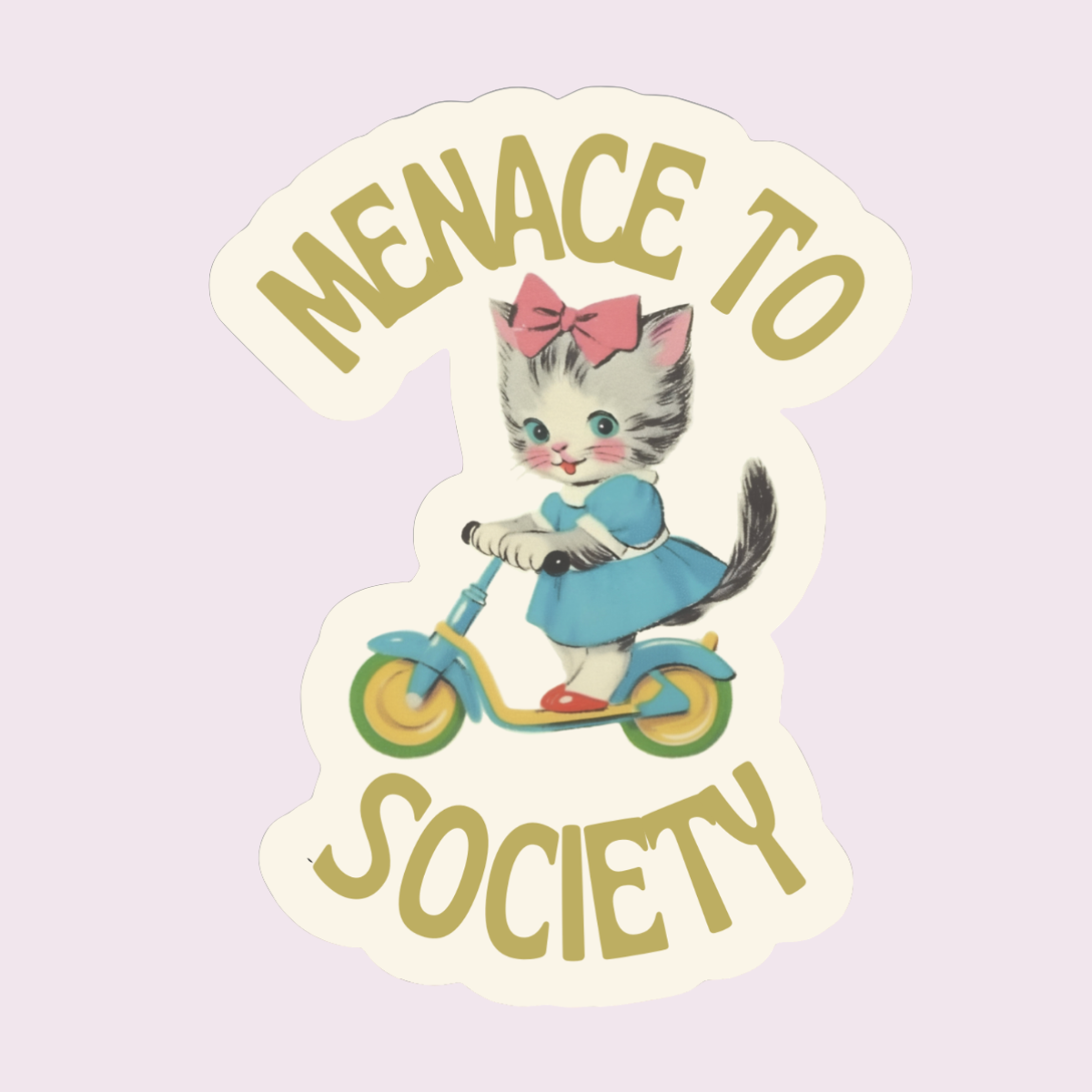 Menace to Society Sticker - Proper