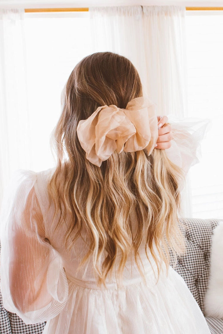 Chiffon Bow Barrette - Proper