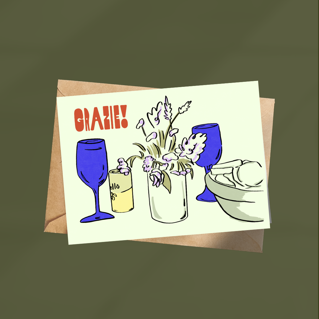 Grazie - Thank You Card