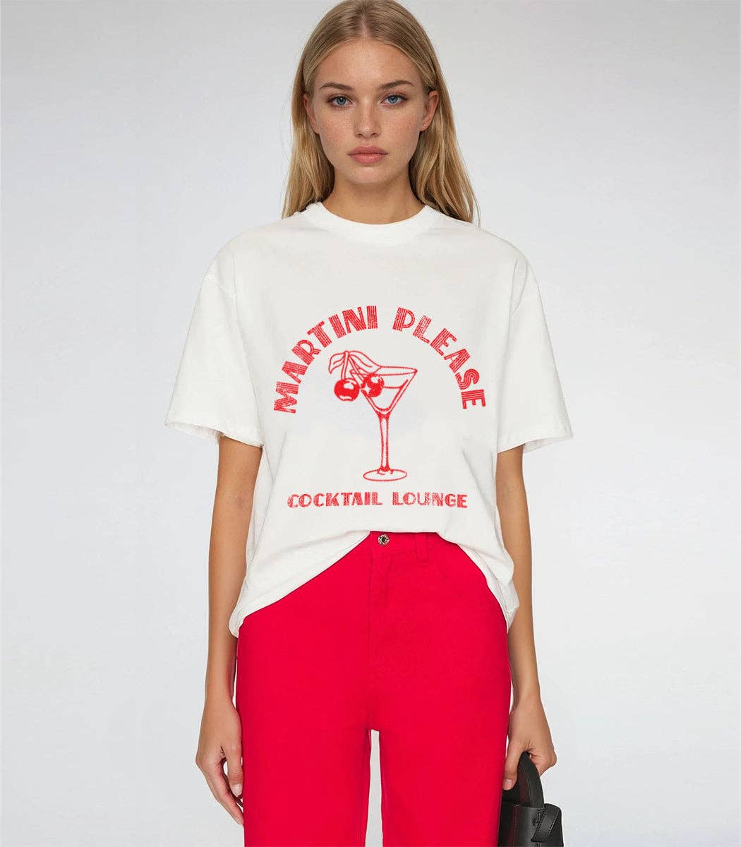 Martini Please Tee - Proper