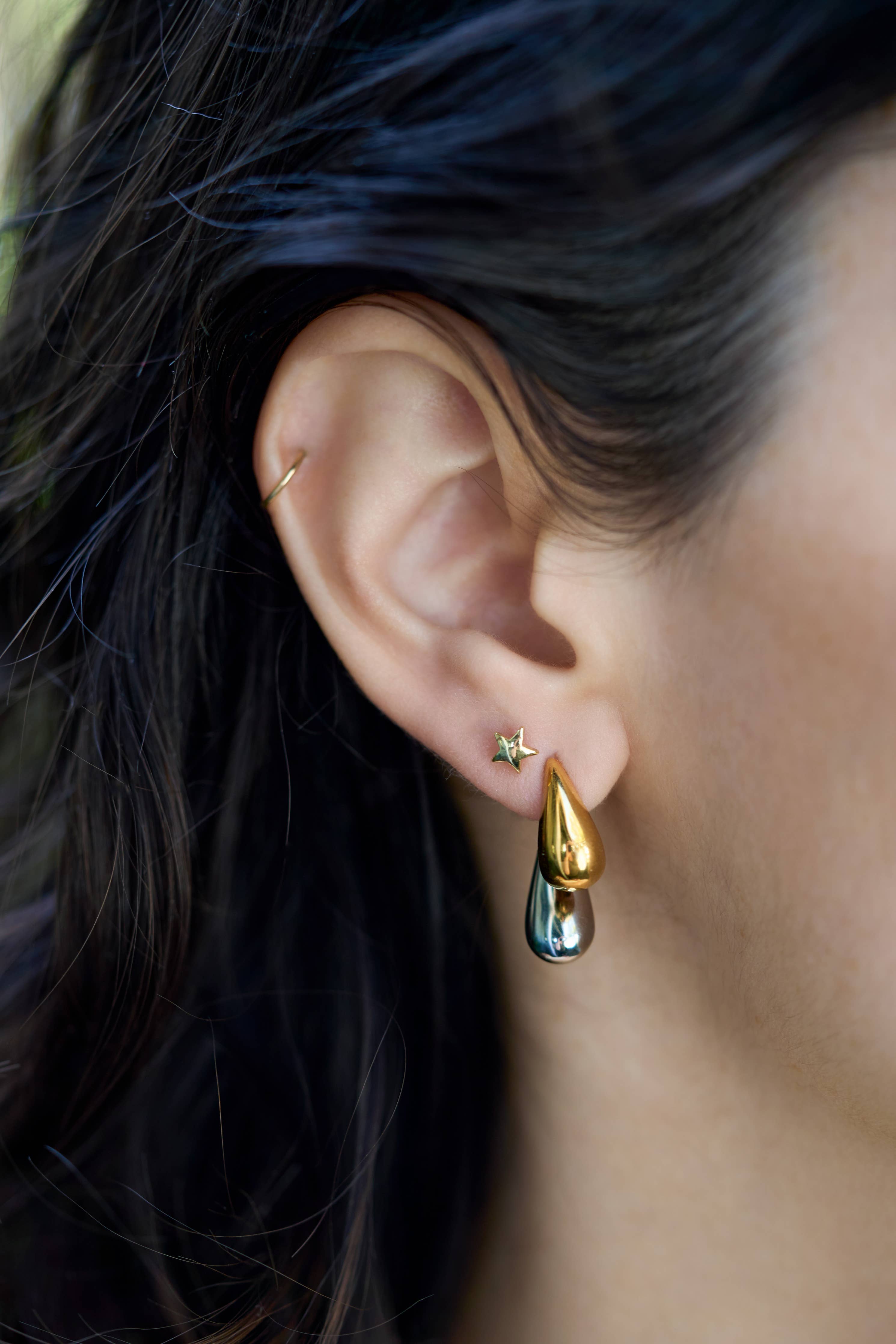 Maura Studs - 18K Gold Plated and Stainless Steel - Proper