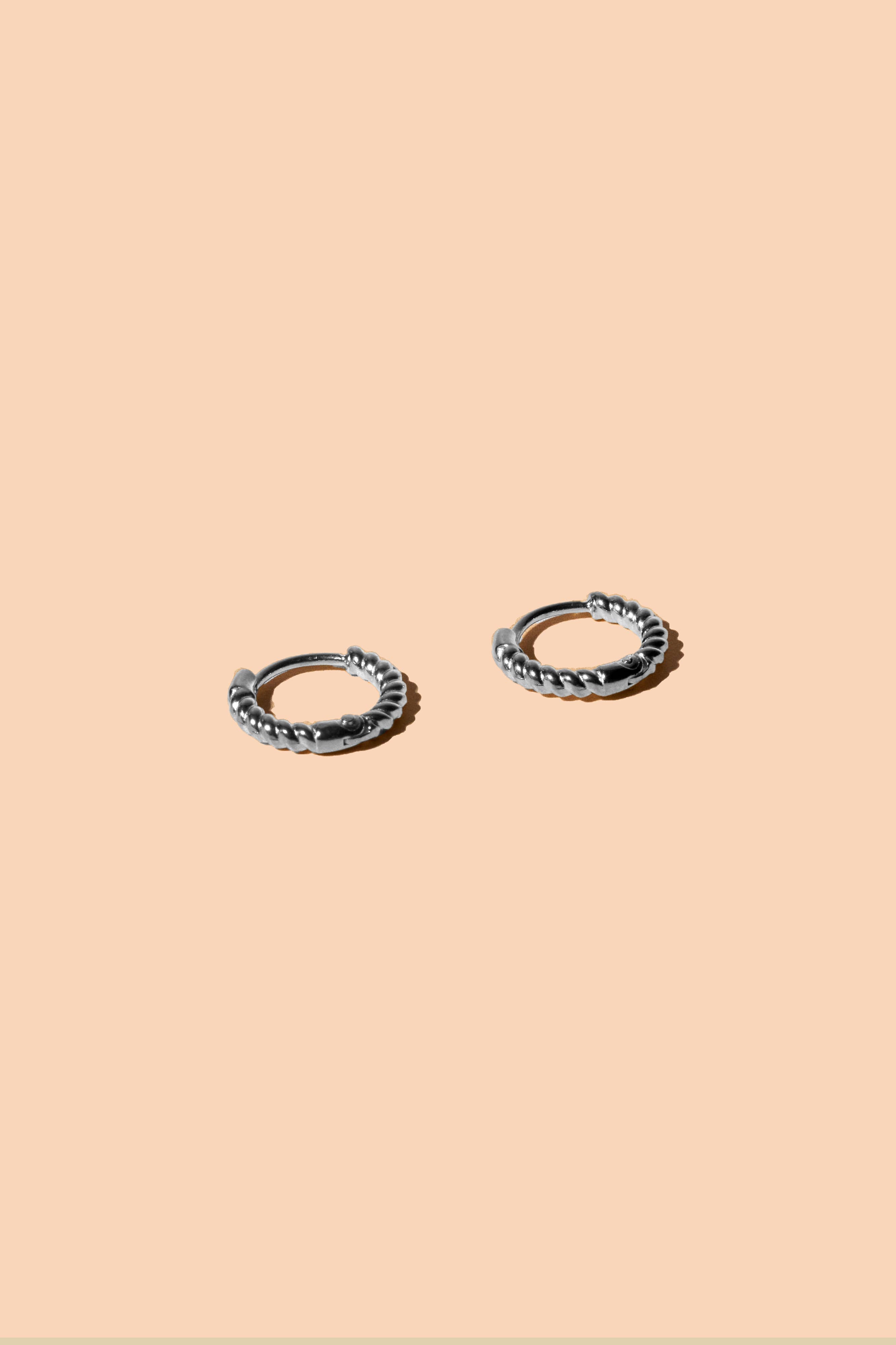 Braided Huggie Hoops - Proper