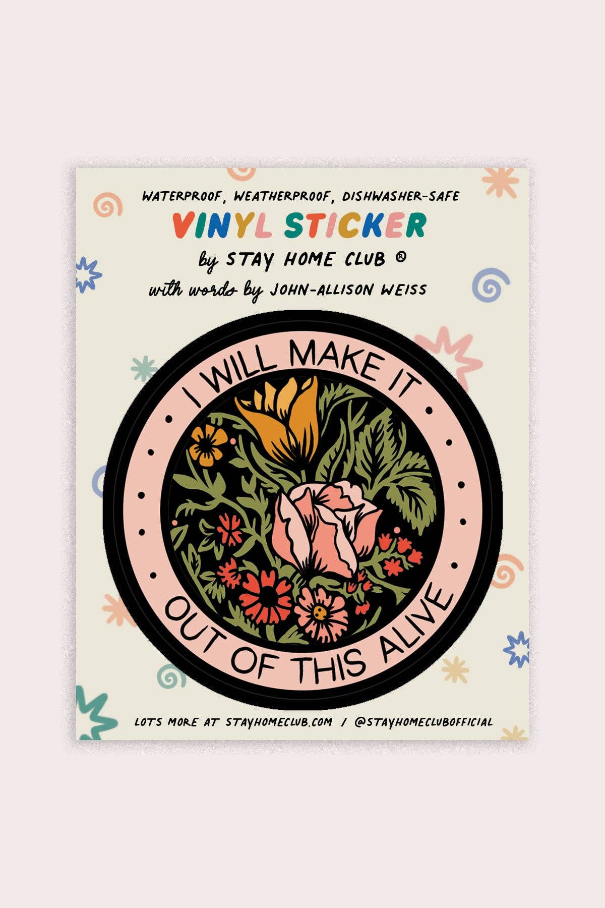 Alive Sticker | Waterproof Vinyl Sticker - Proper