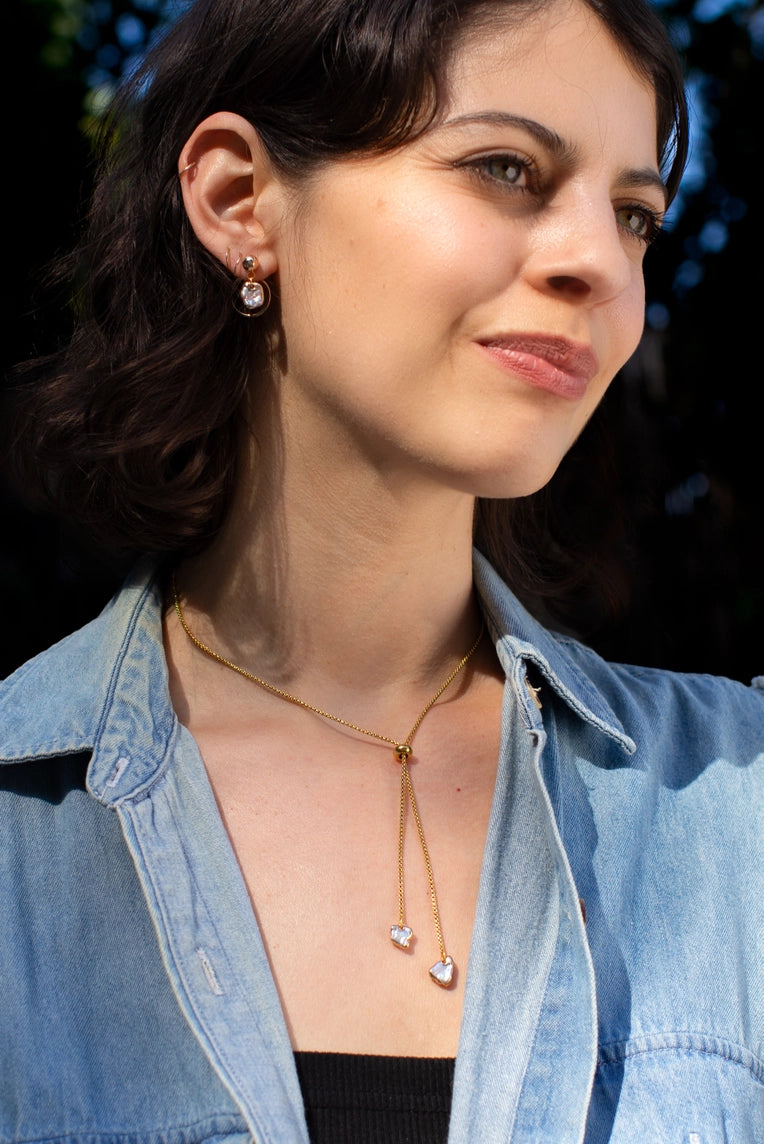 Pearl of the Party Bolo Necklace - Proper