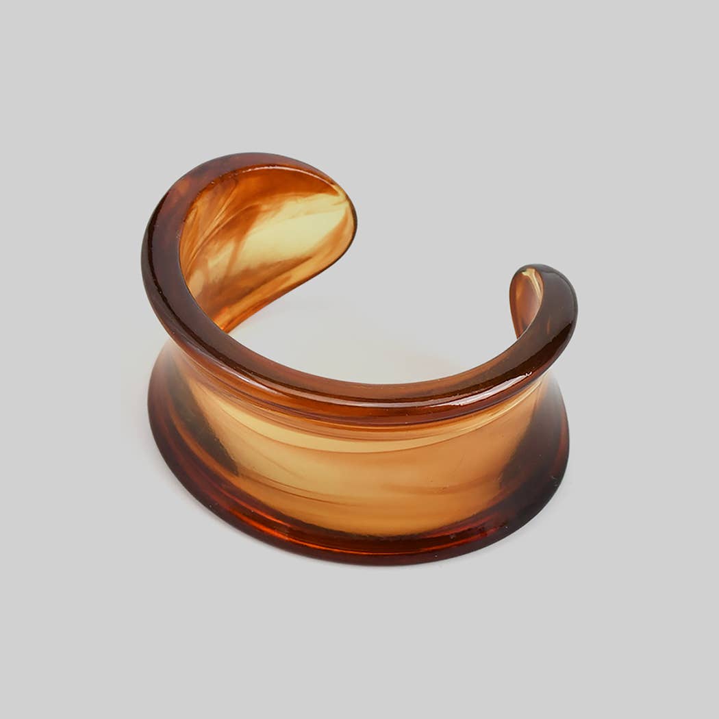 ACRYLIC RESIN CUFF BRACELET - Proper