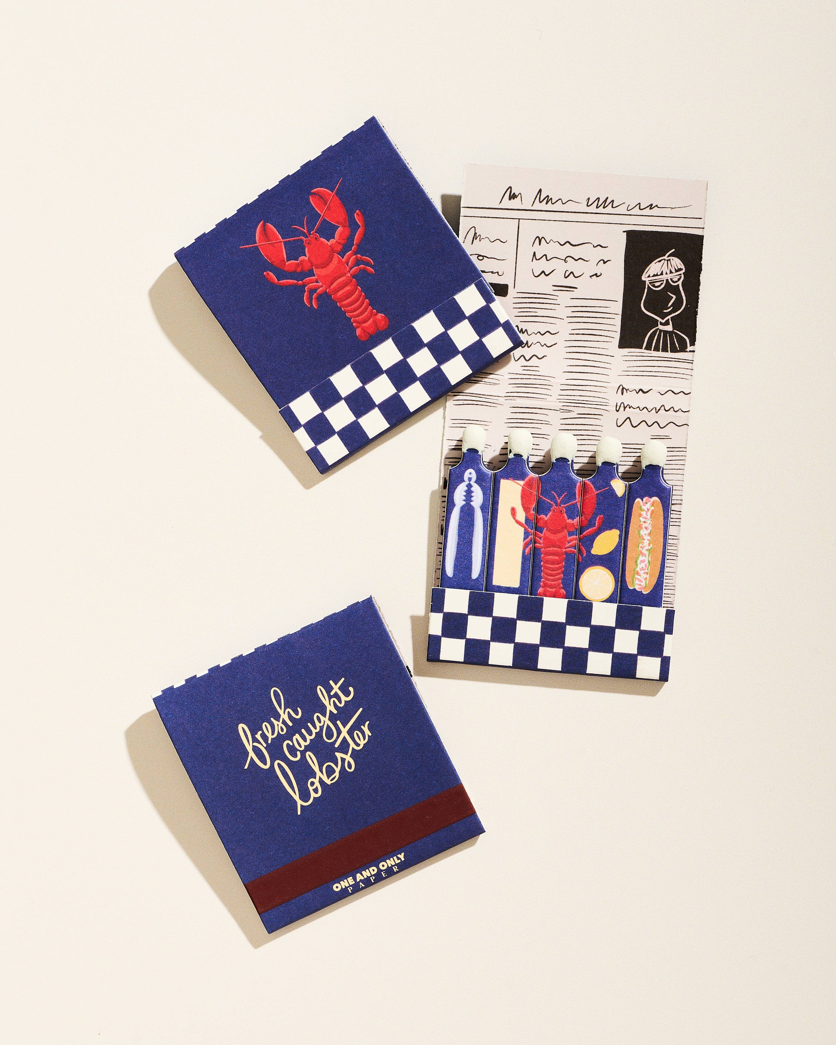 Lobster 10 Stem Matchbook - Proper