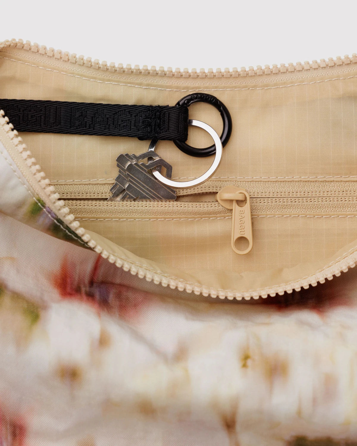 Baggu Medium Nylon Crescent Bag - Abstract Floral - Proper