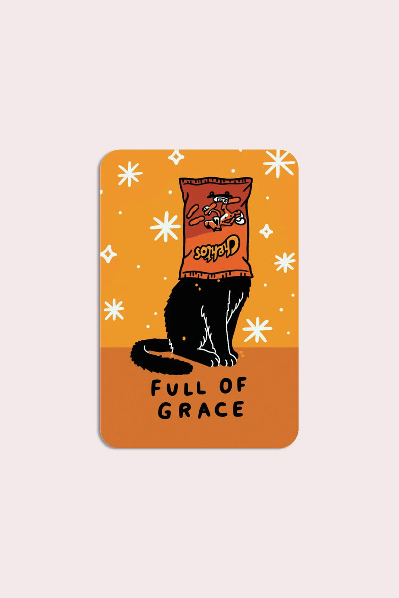 Cheese Full of Grace Sticker - Proper