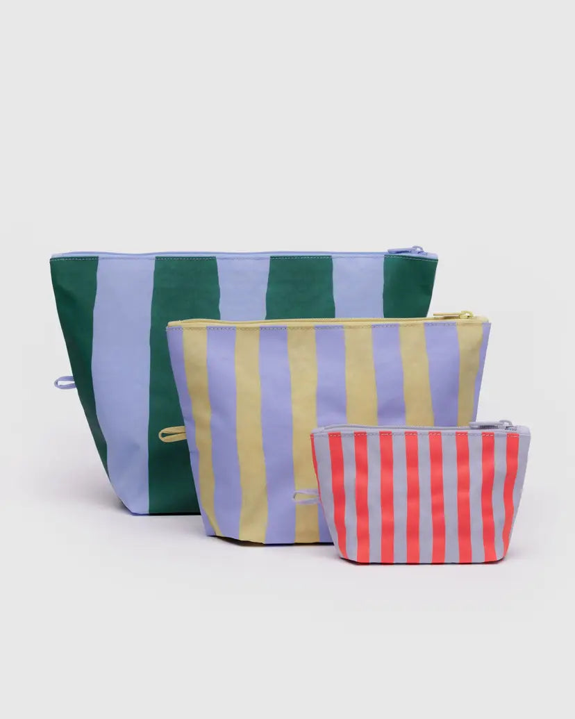 Baggu Go Pouch Set -Painted Stripe