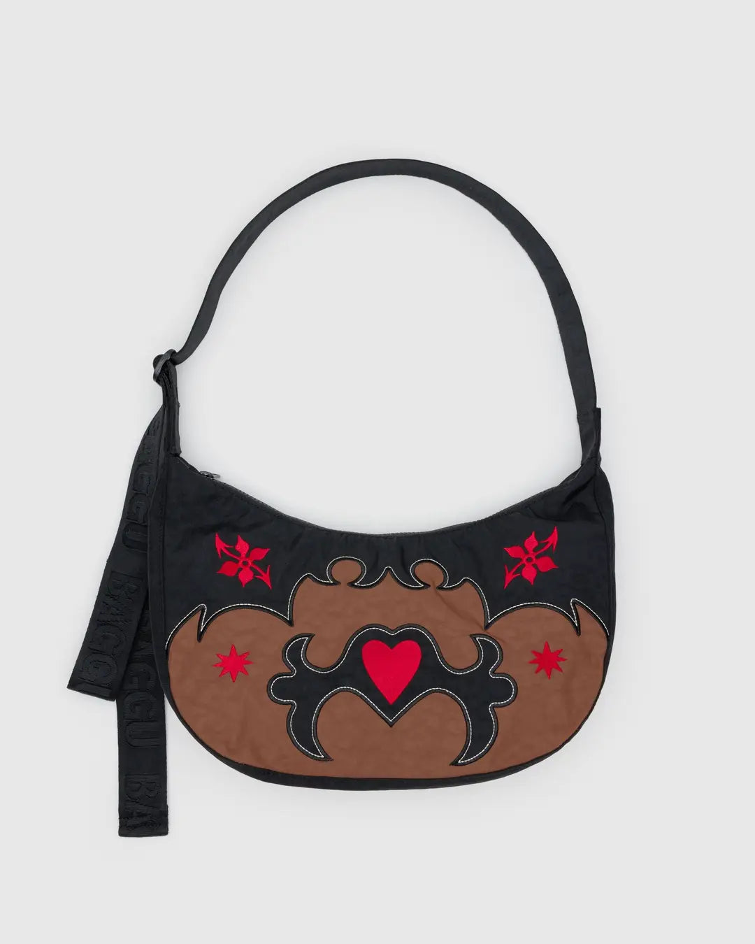 Baggu Medium Nylon Crescent Bag - Western Appliqué - Proper