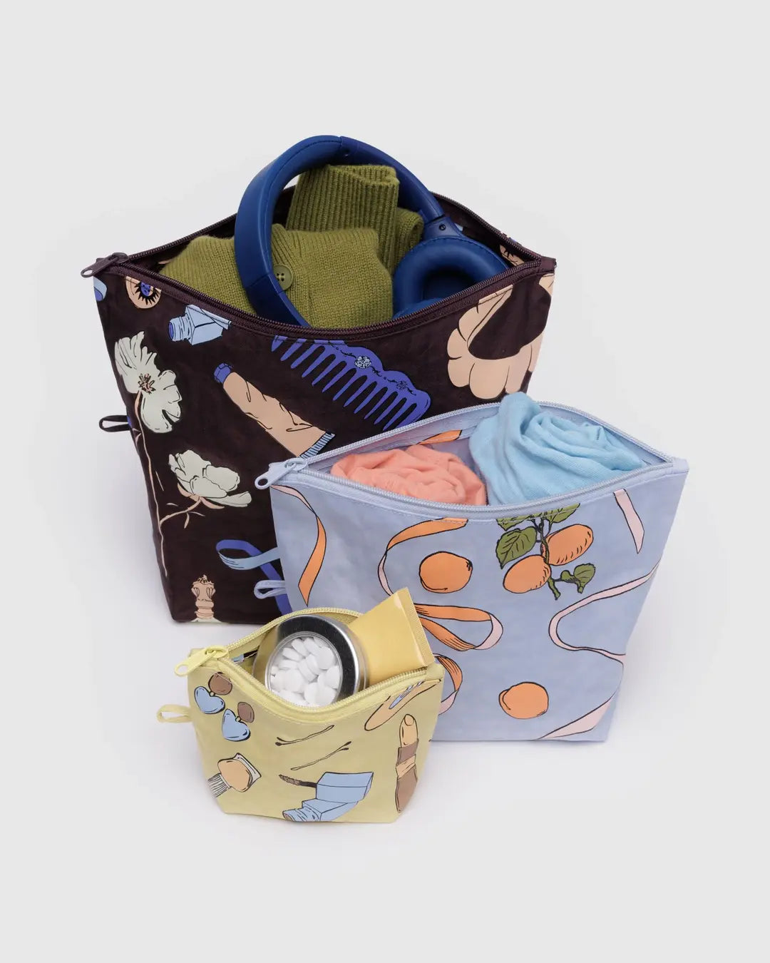Baggu Go Pouch Set -Get Ready With Me