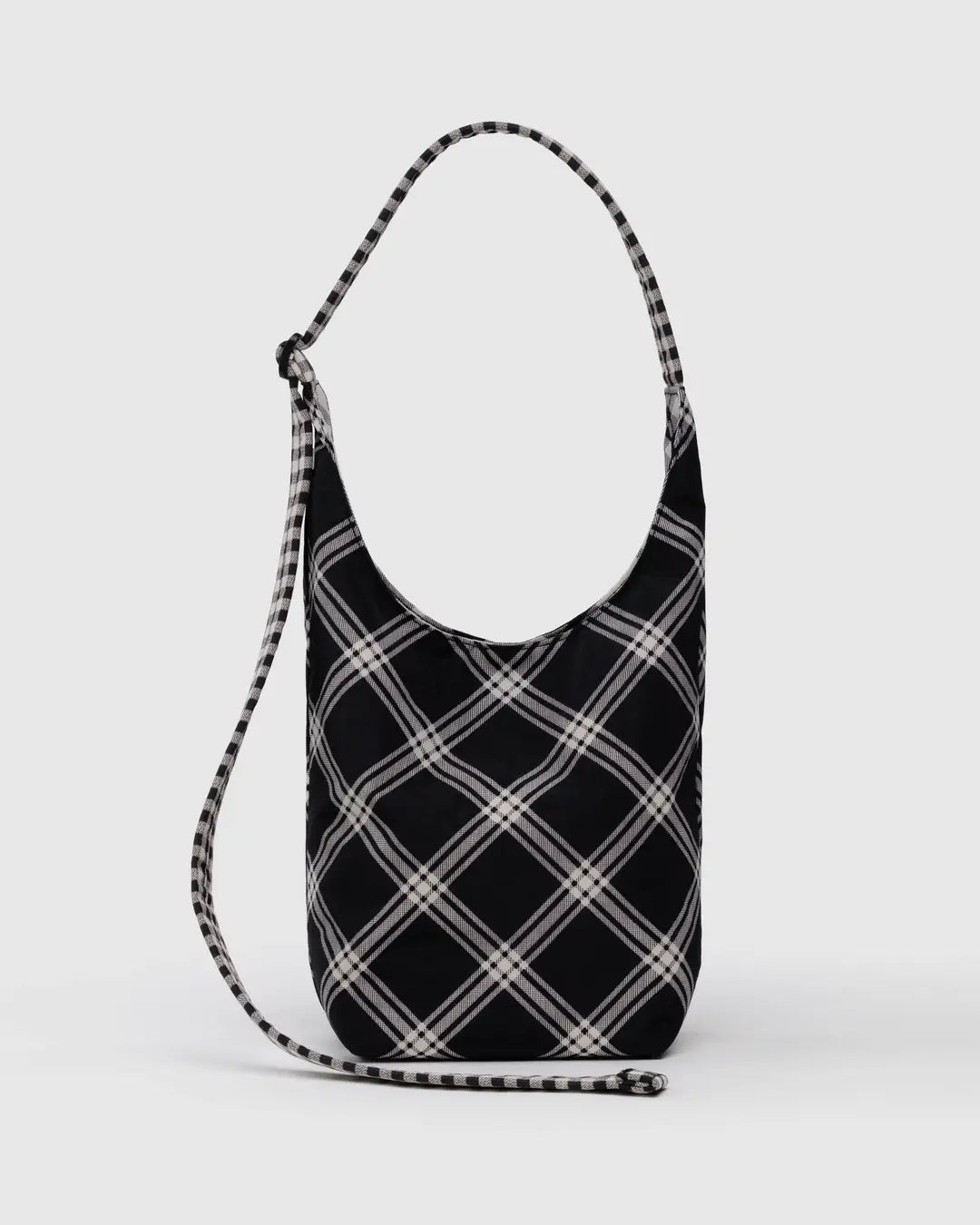 Baggu Small Nylon Sling - Mixed Plaid - Proper