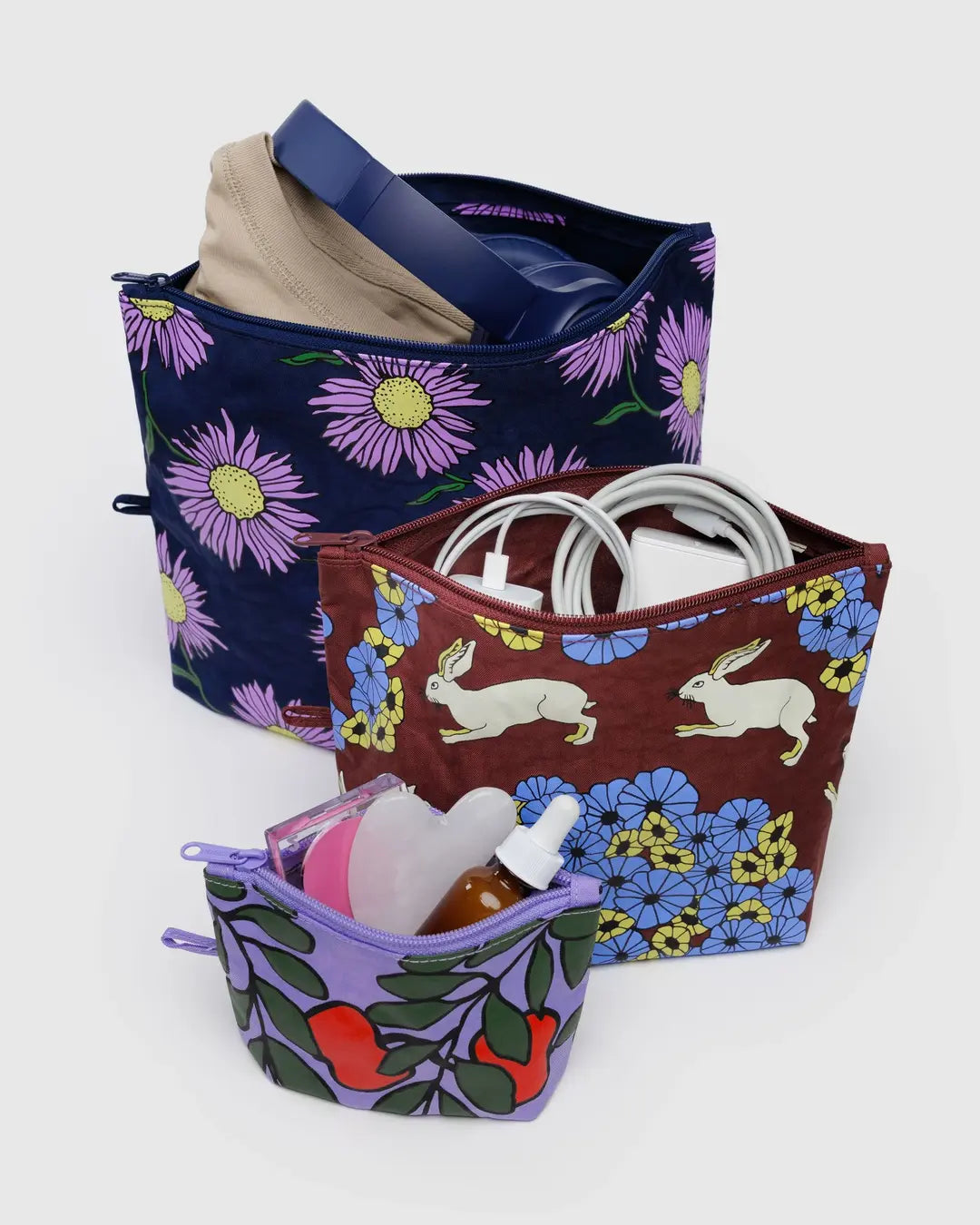 Baggu Go Pouch Set - Night Orchard - Proper