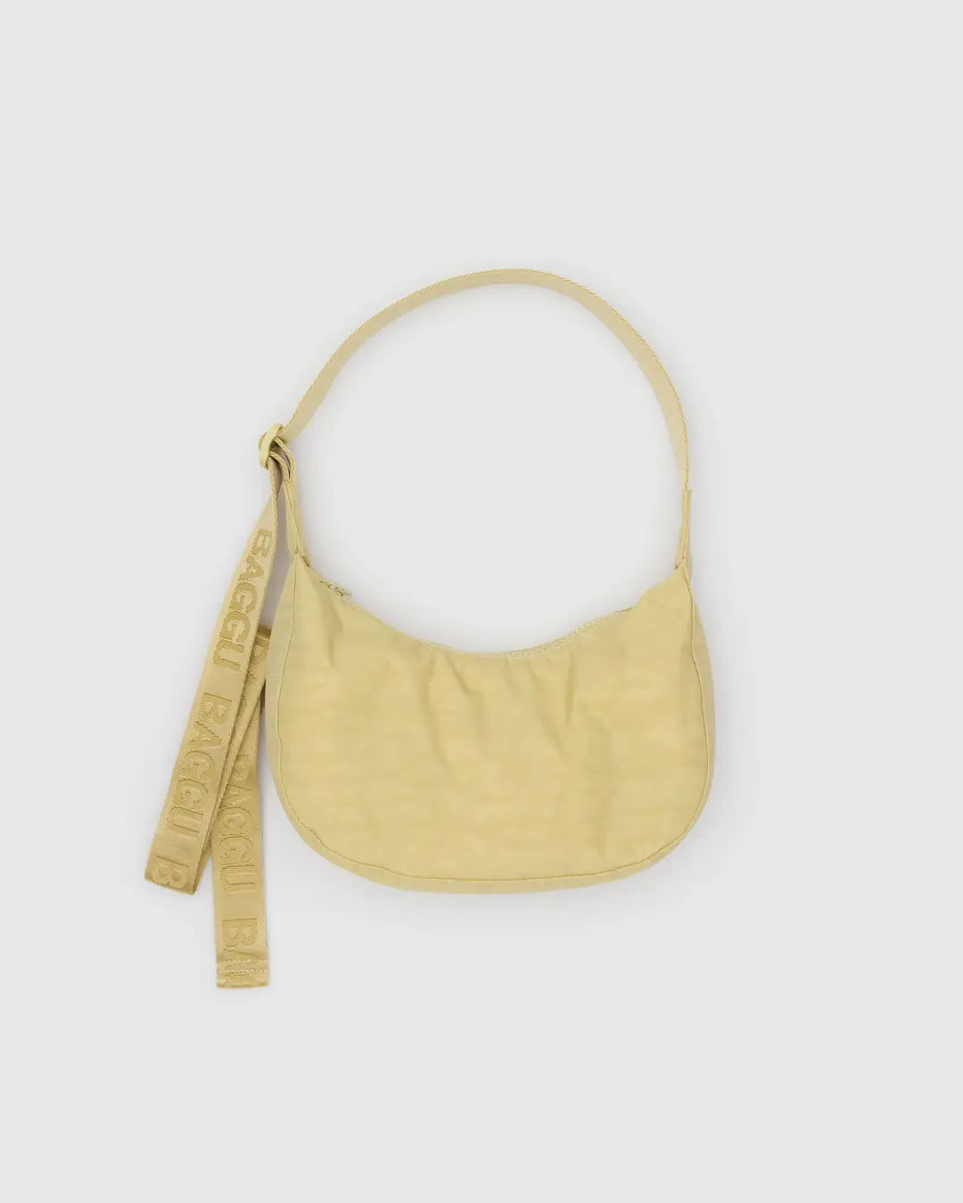 Baggu Small Nylon Crescent Bag - Butter
