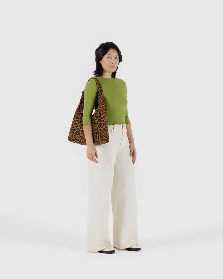 Baggu Nylon Shoulder Bag - Leopard - Proper