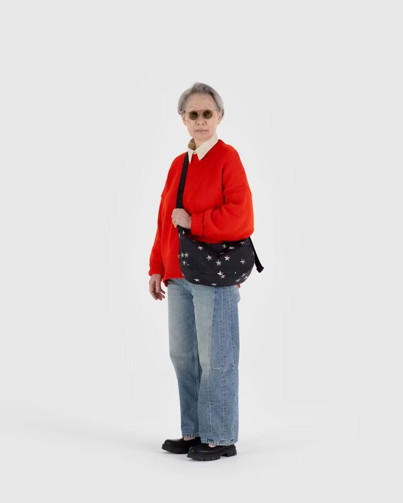 Baggu Medium Nylon Crescent Bag -  Stars - Proper