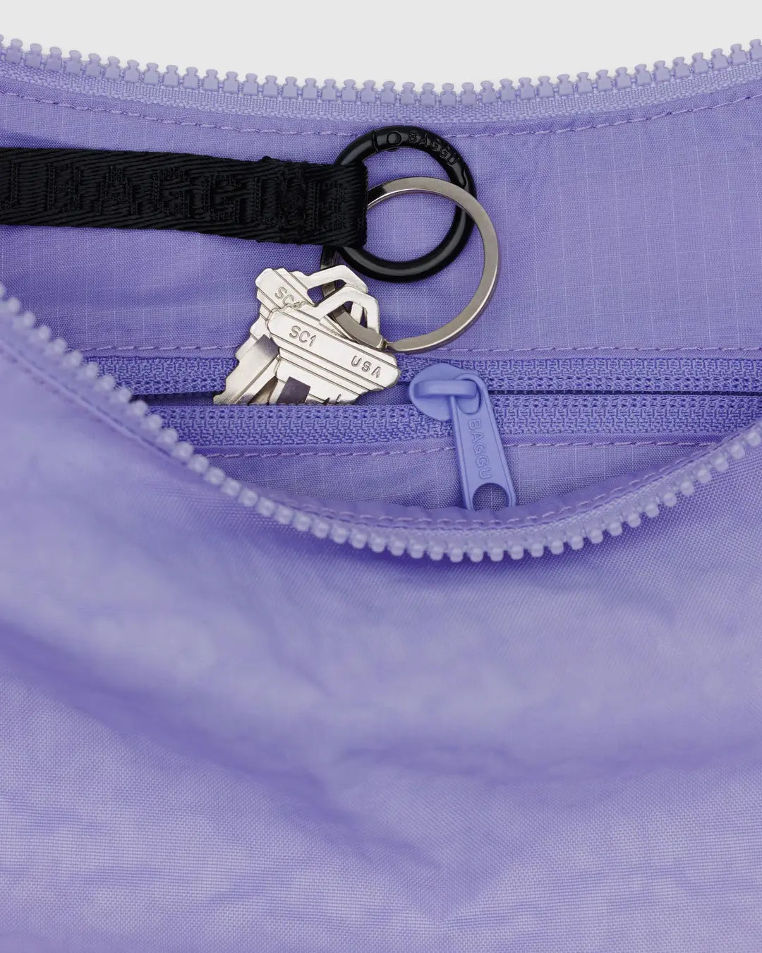 Baggu Medium Nylon Crescent Bag - Wisteria - Proper
