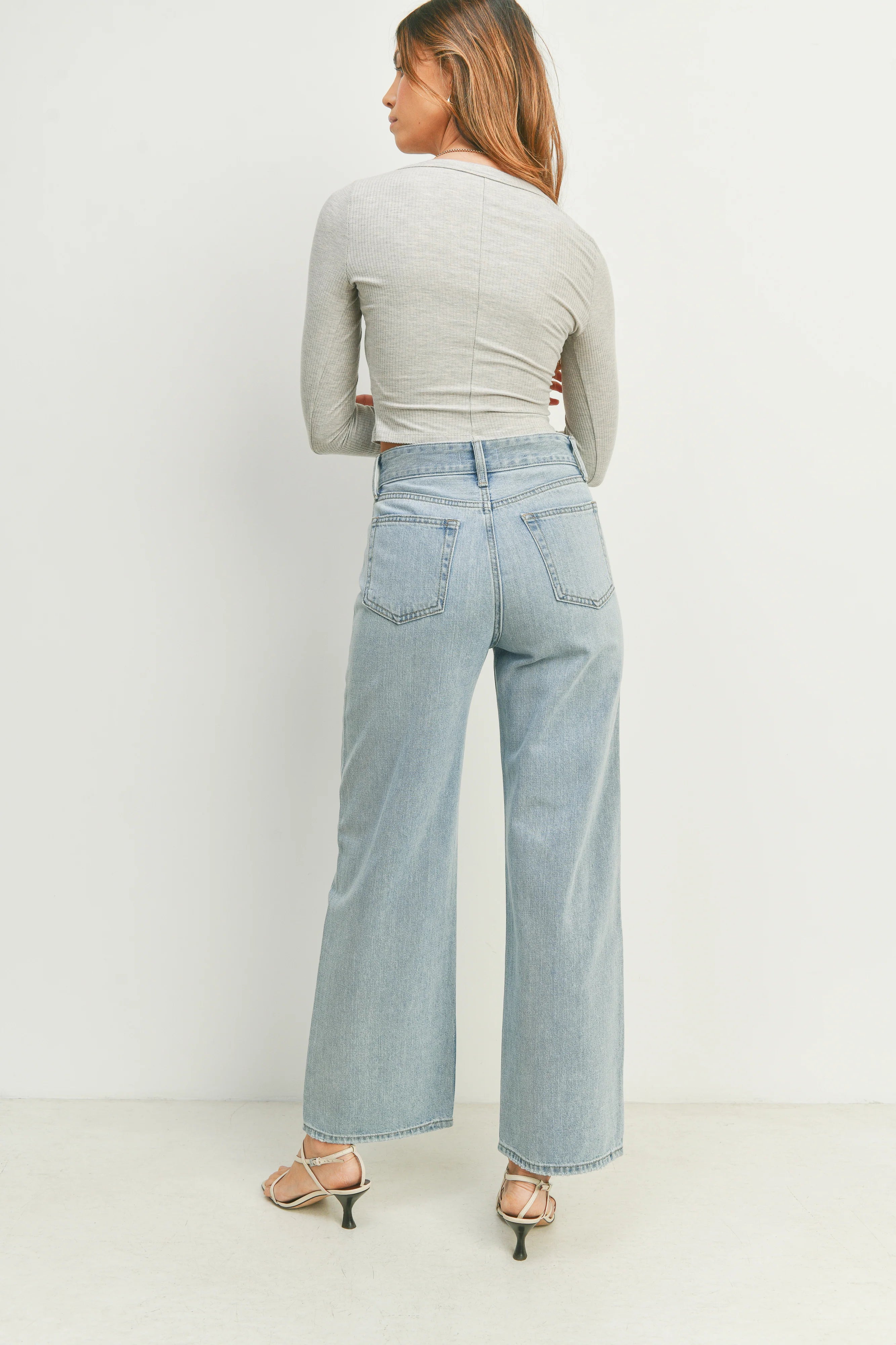 Slouchy Wide Leg Jeans - Proper