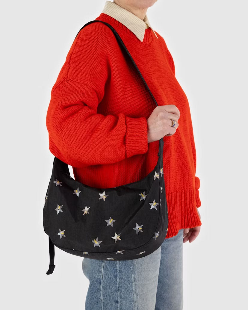 Baggu Medium Nylon Crescent Bag -  Stars - Proper