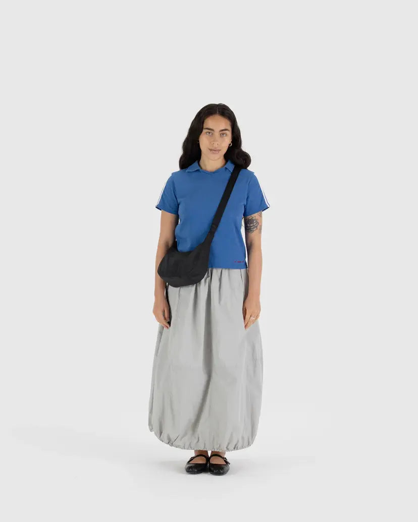Baggu Small Nylon Crescent Bag - Black - Proper