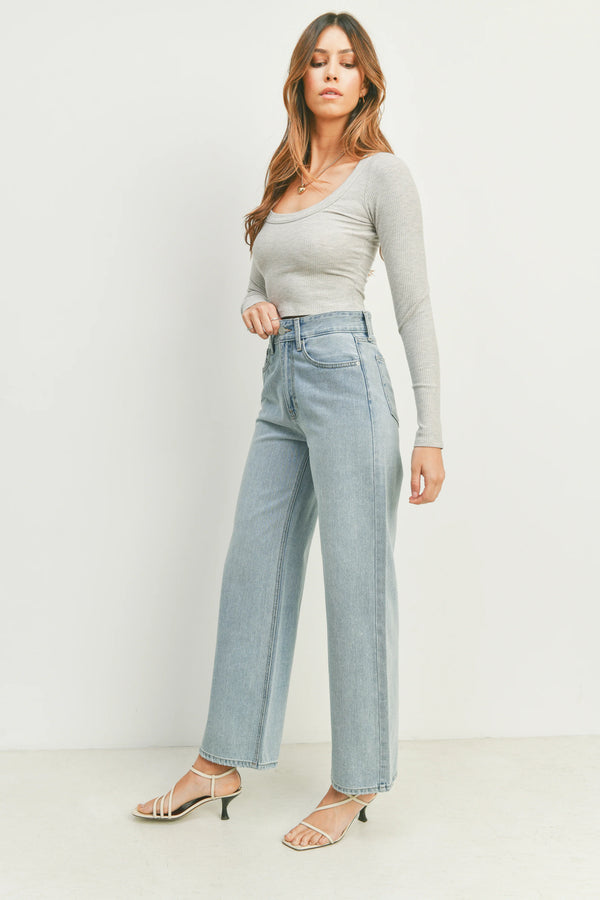 Slouchy Wide Leg Jeans - Proper