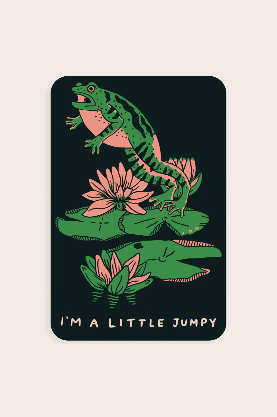 Jumpy Vinyl Sticker - Proper