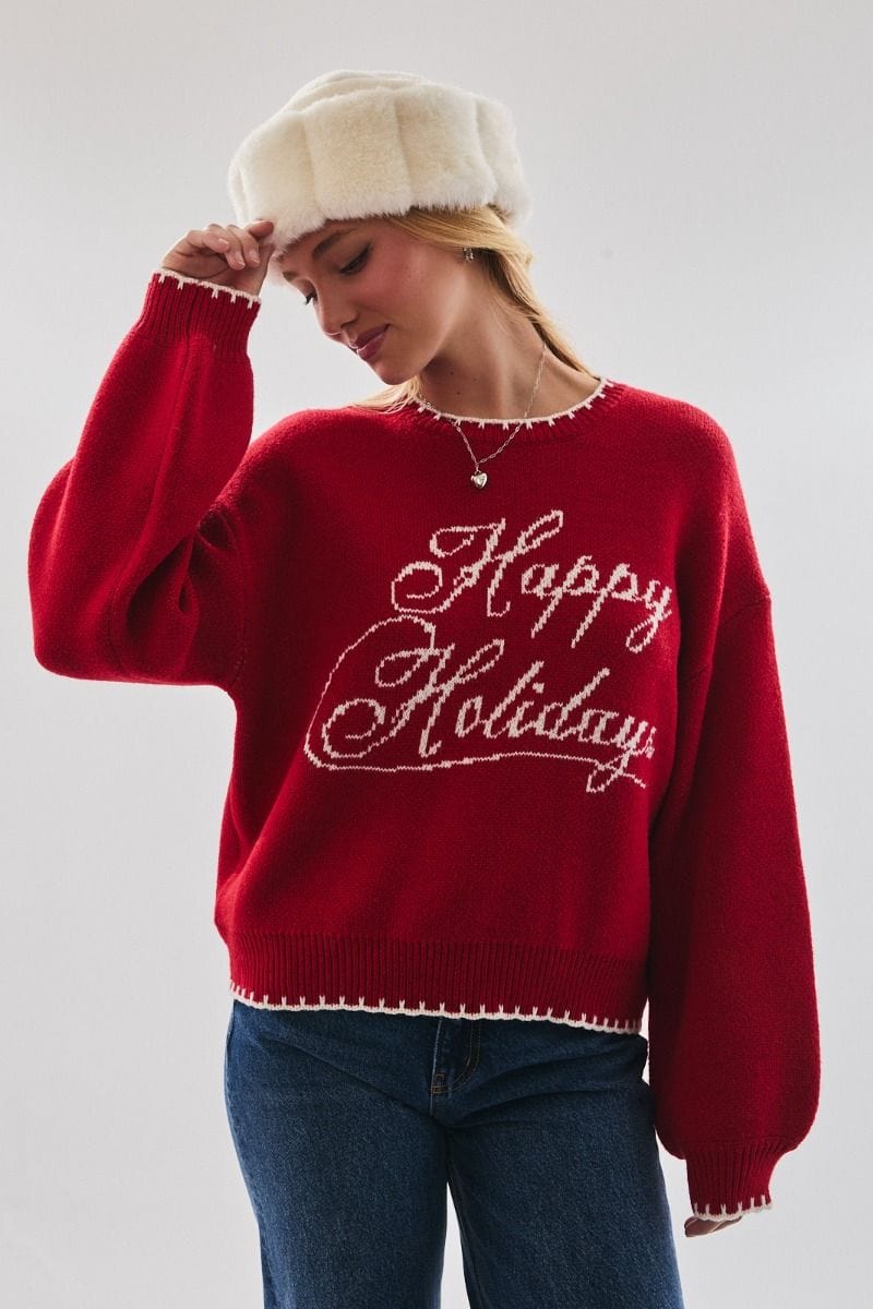 Happy Holidays Sweater
