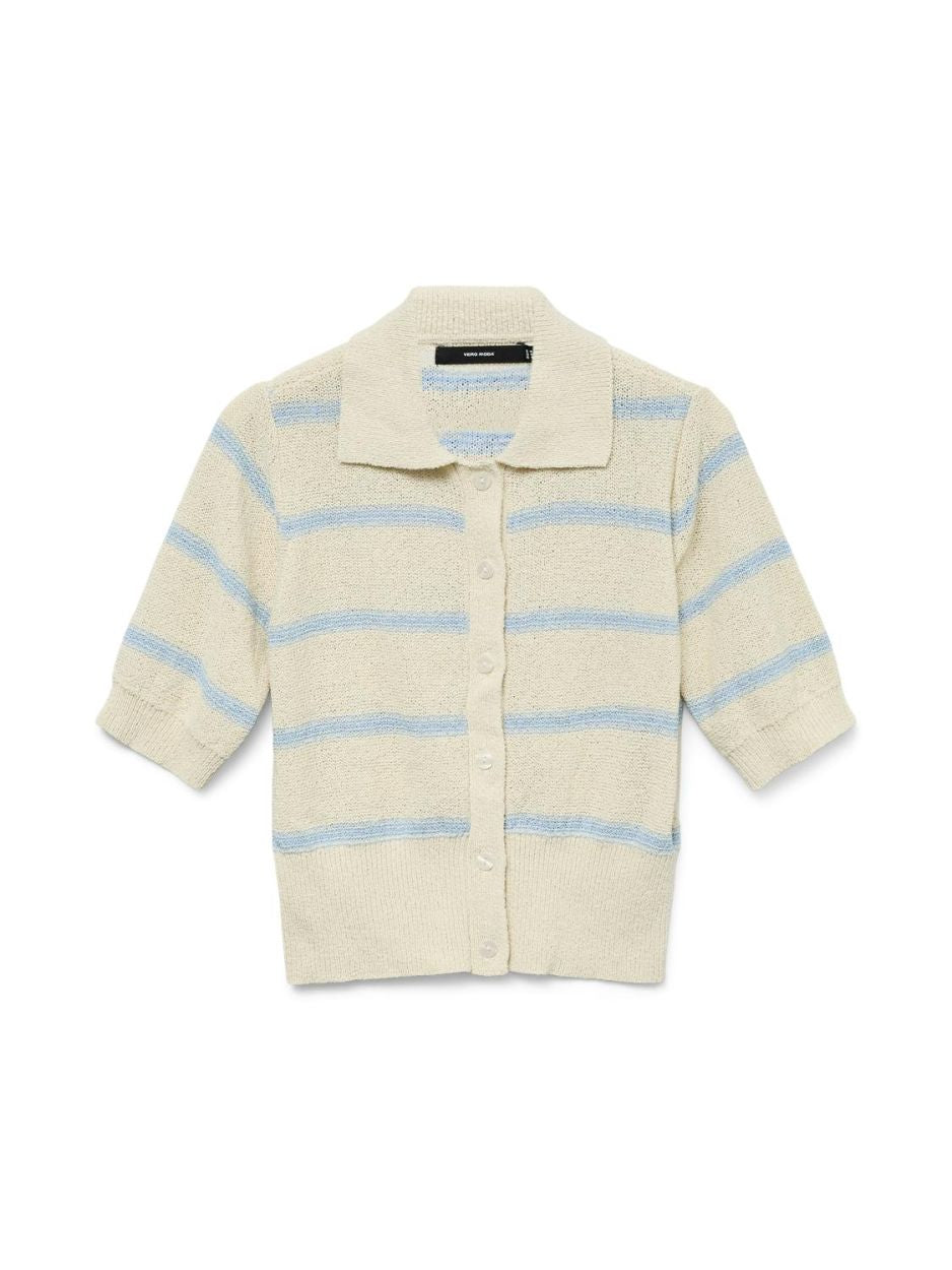 Cherry 2/4 Polo Neck Top - Proper
