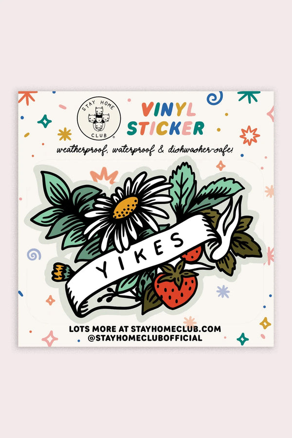 Yikes Banner Sticker - Proper