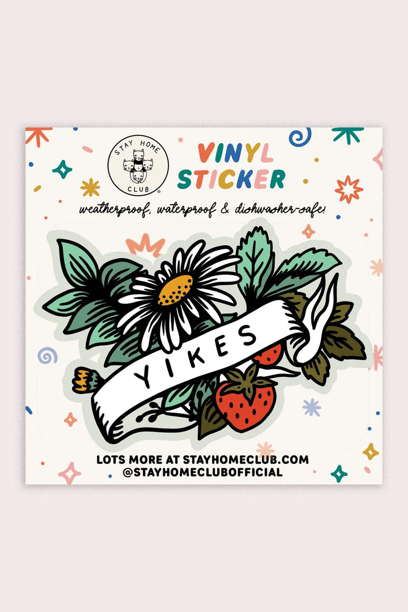 Yikes Banner Sticker - Proper