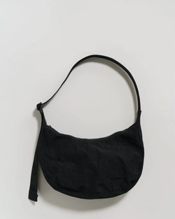 Black Baggu Medium Nylon Crescent Bag - Proper