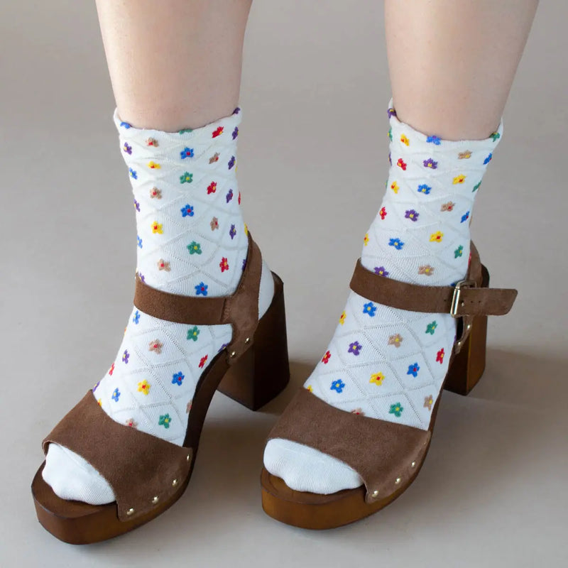 Colorful Mini Flower Socks - Proper