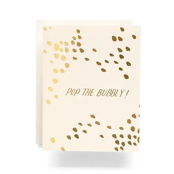 Pop the Bubbly Card - Proper