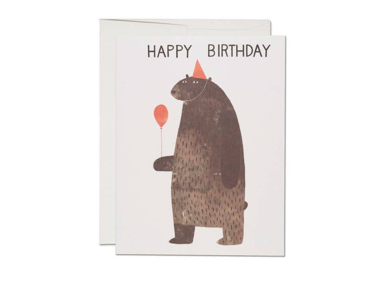 Party Bear Card - Proper
