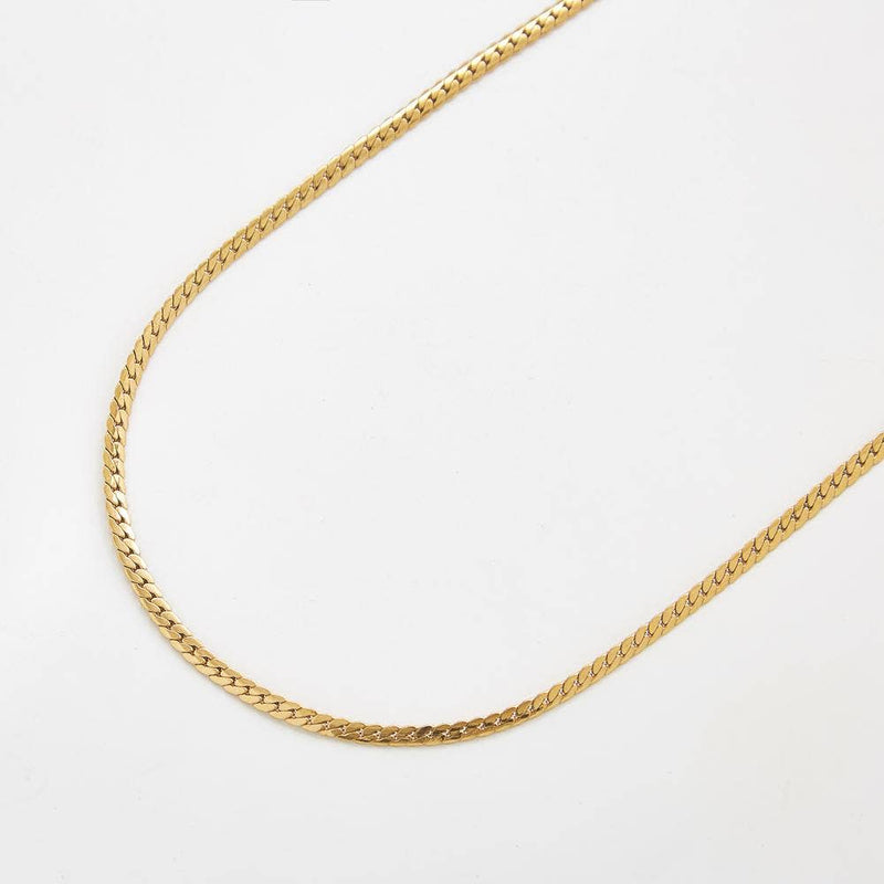 Flat Snake Chain Necklace - Proper