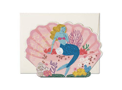 Blue Mermaid Card - Proper