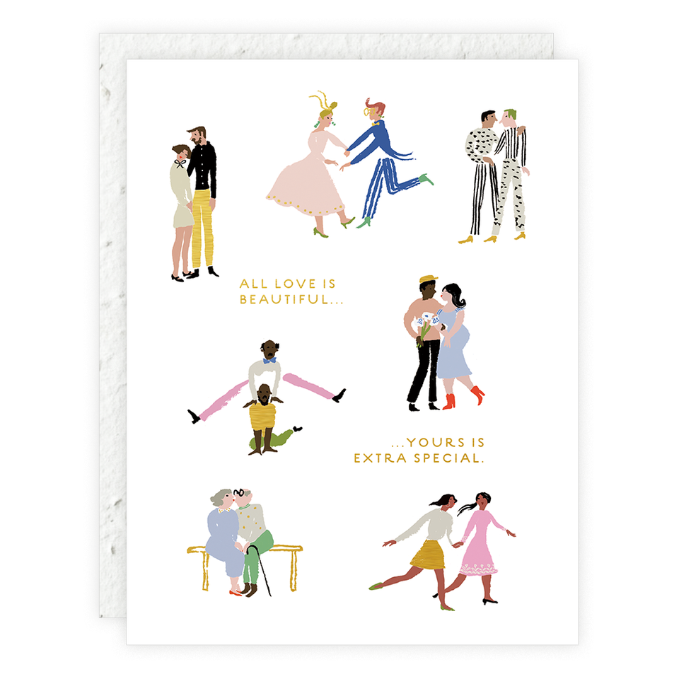 All Love Is Beautiful - Wedding/Engagement Card - Proper