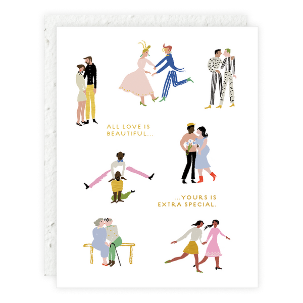All Love Is Beautiful - Wedding/Engagement Card - Proper