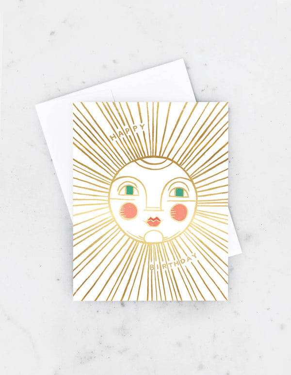 Birthday Sun Card - Proper