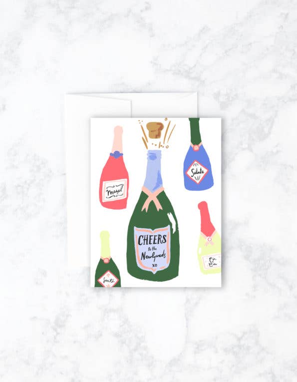 Newlywed Cheers Card - Proper