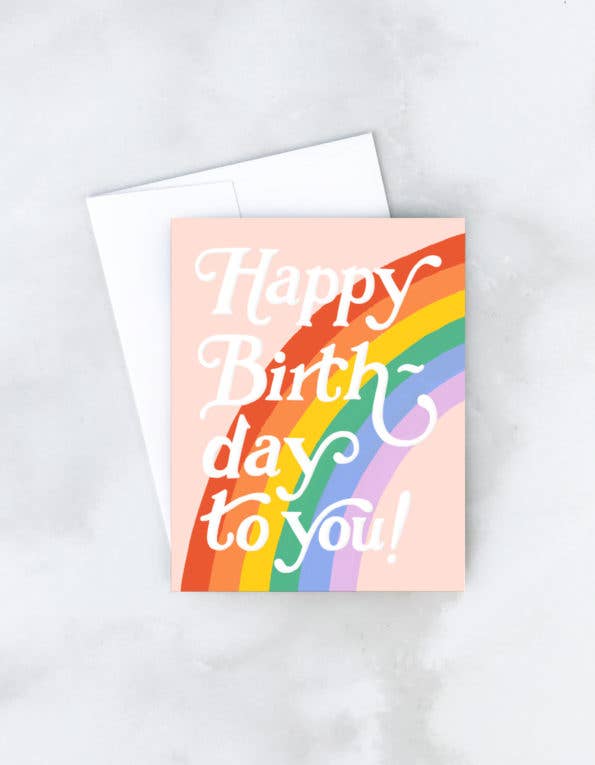 Big Rainbow Card - Proper
